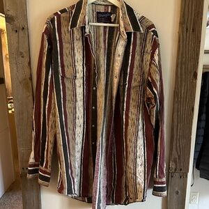 Wrangler Multicolor Striped Shirt XLong Tails